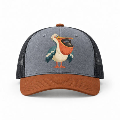 Heather Grey-Rust-Charcoal — front view