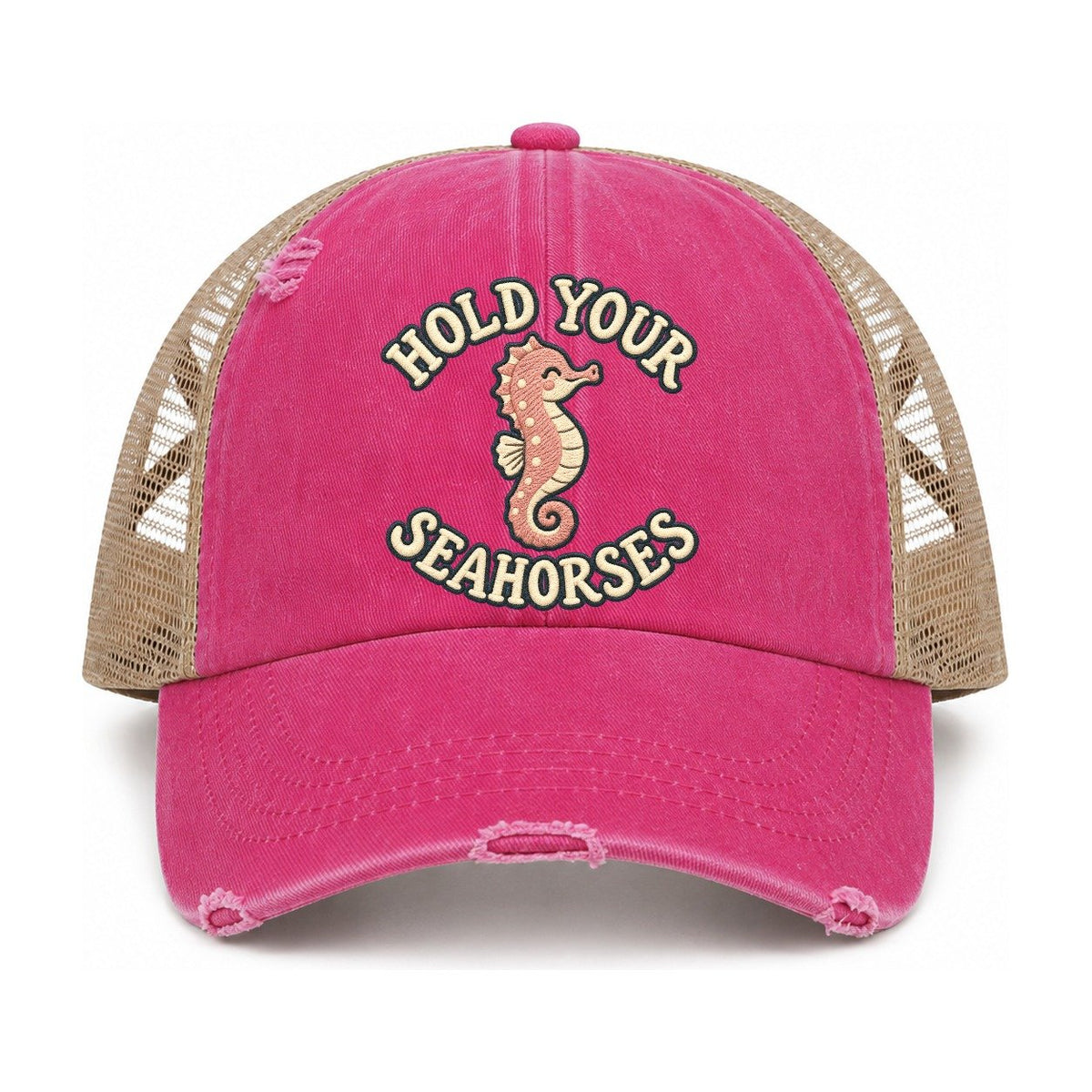 Raspberry-Khaki — front view