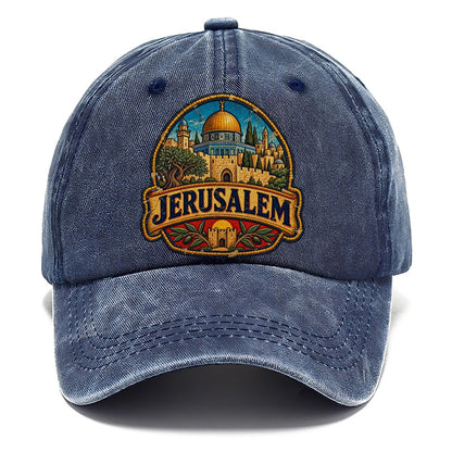 Jerusalem Travel Patch Jerusalem Classic Cap – Twilight Navy