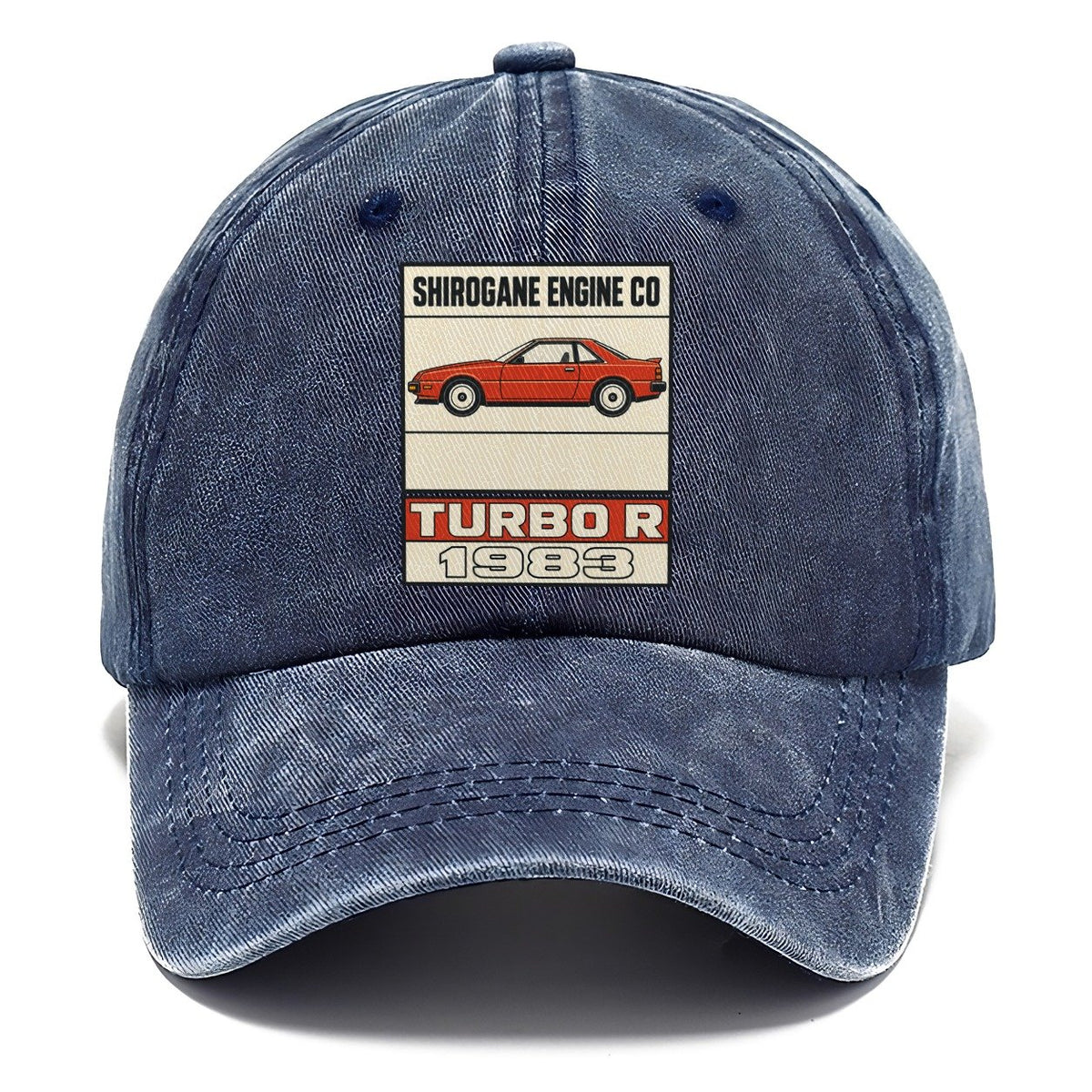 Shirogane Turbo R Showa Speed Plates Classic Cap – Twilight Navy
