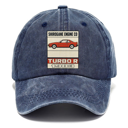Shirogane Turbo R Showa Speed Plates Classic Cap – Twilight Navy