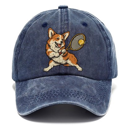 Corgi Tennis Return Sundown Familiars Classic Cap – Twilight Navy