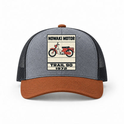 Heather Grey-Rust-Charcoal — front view