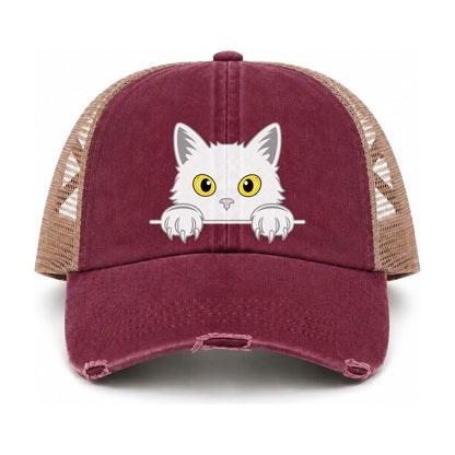 Burgundy-Khaki — front view