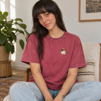 Raspberry — worn by a model