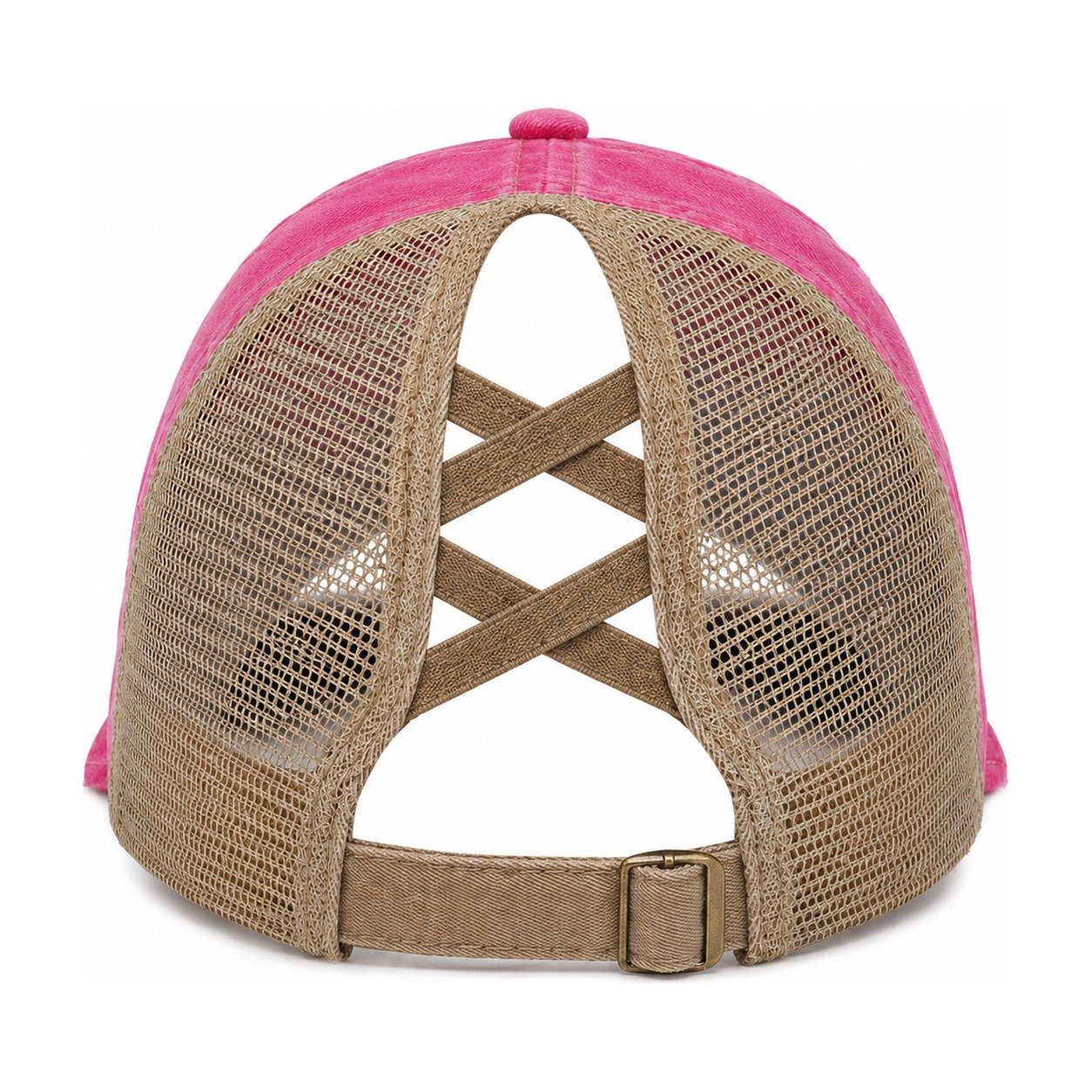 Raspberry-Khaki — back view