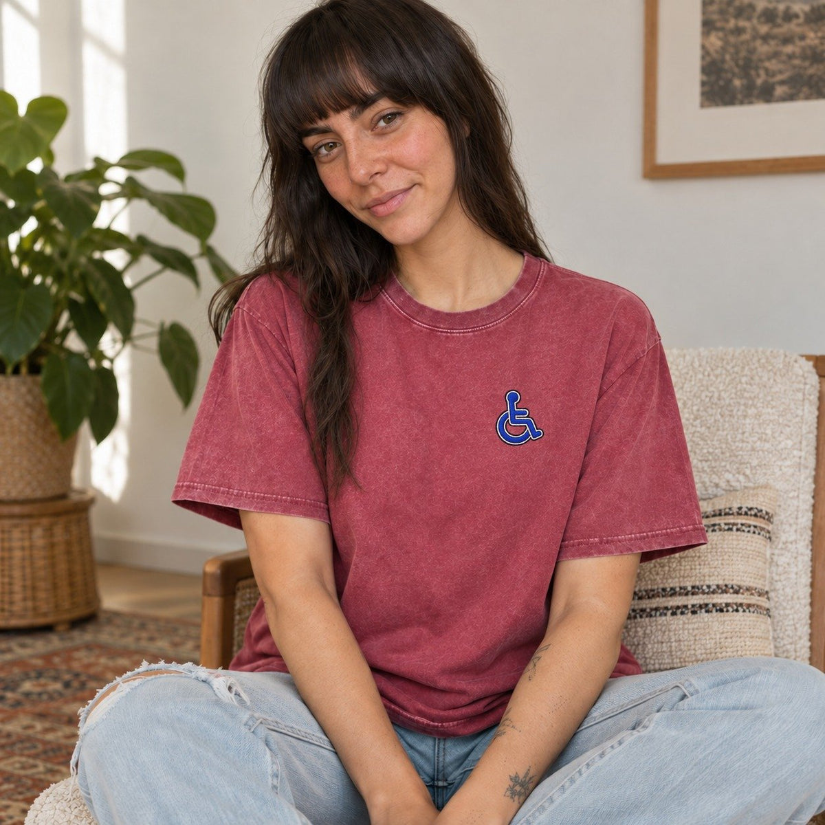 Raspberry — worn by a model
