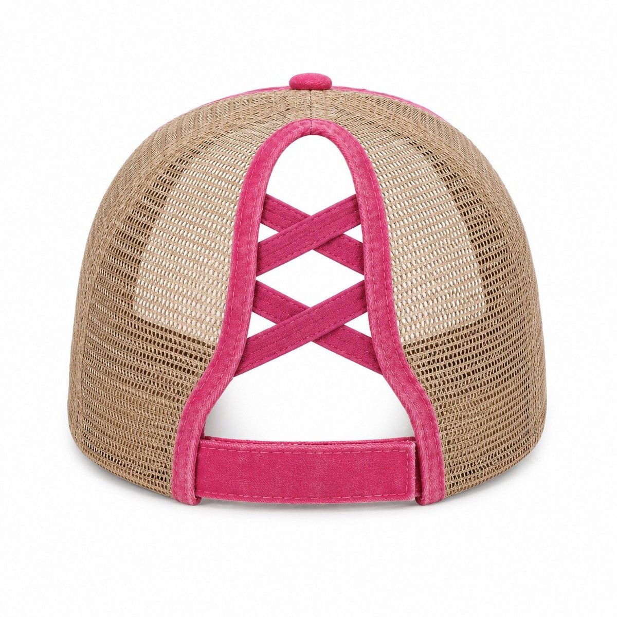 Raspberry-Khaki — back view