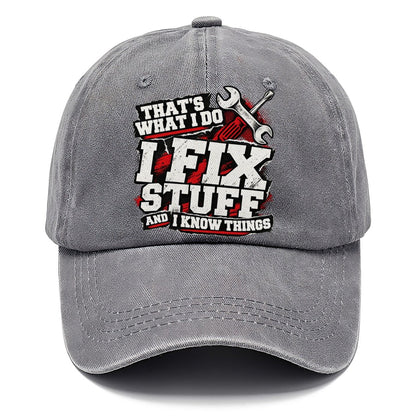 That's What I Do Fix Stuff Classic Cap – Urban Haze