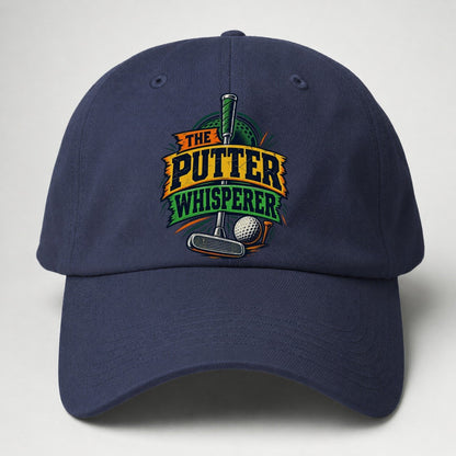 The Putter Whisperer Golf Life Baseball Cap – Twilight Navy