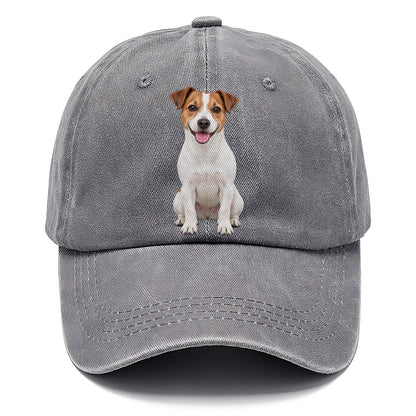 Jack Russell Terrier Sitting Top Breeds Classic Cap – Urban Haze