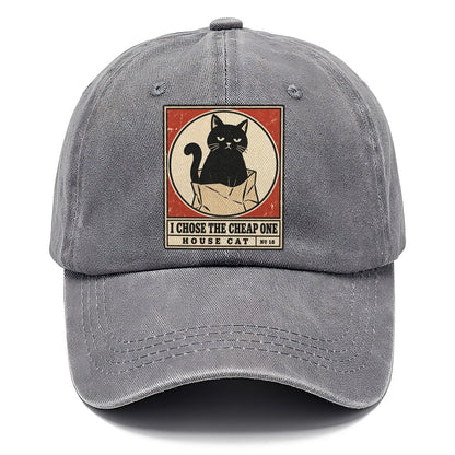 I Chose The Cheap One Neko Says No Classic Cap – Urban Haze