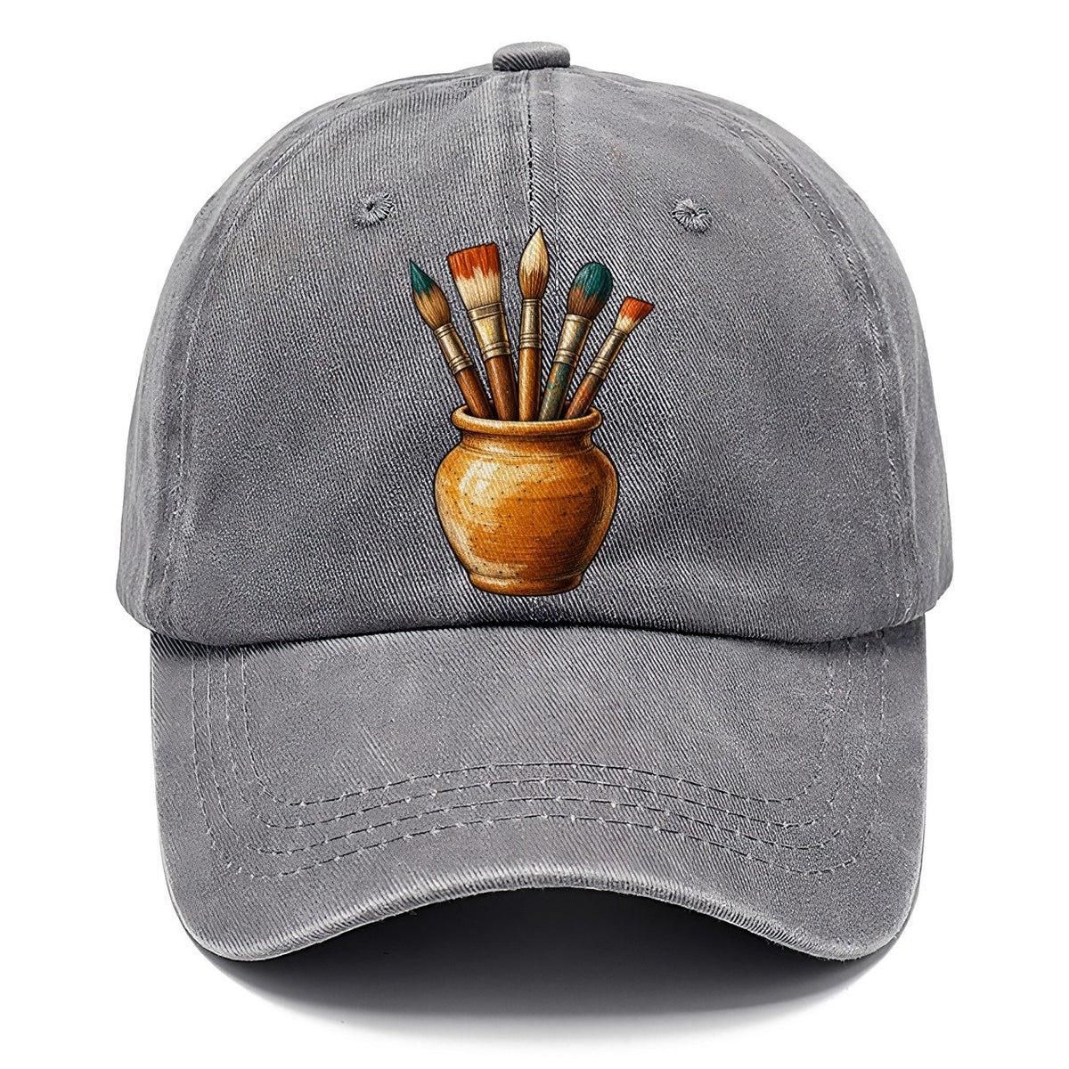 Paintbrush Jar In Ochre Pastimes Companions Classic Cap – Urban Haze