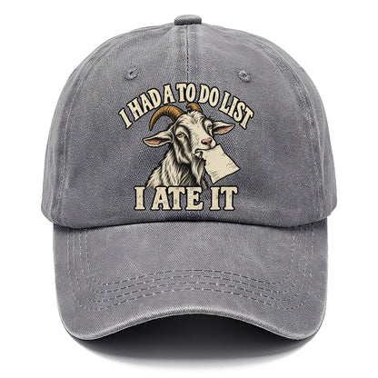 Goat Ate The List Everyday Originals Classic Cap – Urban Haze