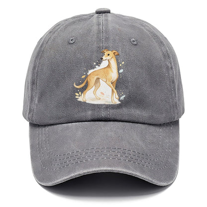 Watercolor Whippet Dog Classic Cap – Urban Haze