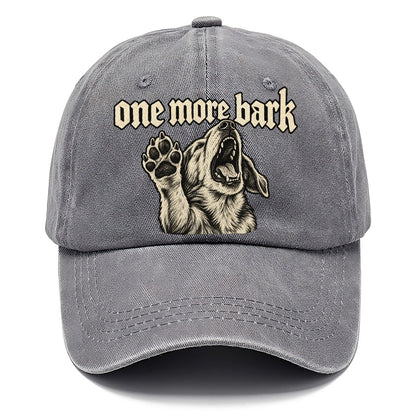 A Dog Head Mid Howl With One Front Paw Raised To The Viewer Bark For Me Classic Cap – Urban Haze