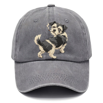 Scruffy Dog Smoking a Cigarette Classic Cap – Urban Haze