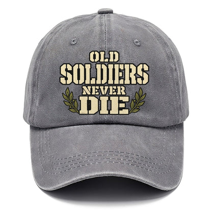 Old Soldiers Never Die Barracks Wit Classic Cap – Urban Haze