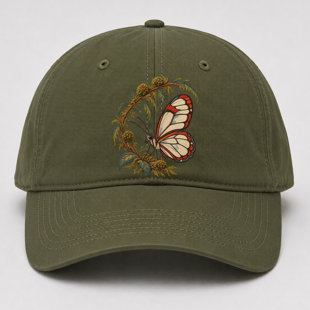 Glasswing Moss Arch Gentle Wild Baseball Cap – Army Green