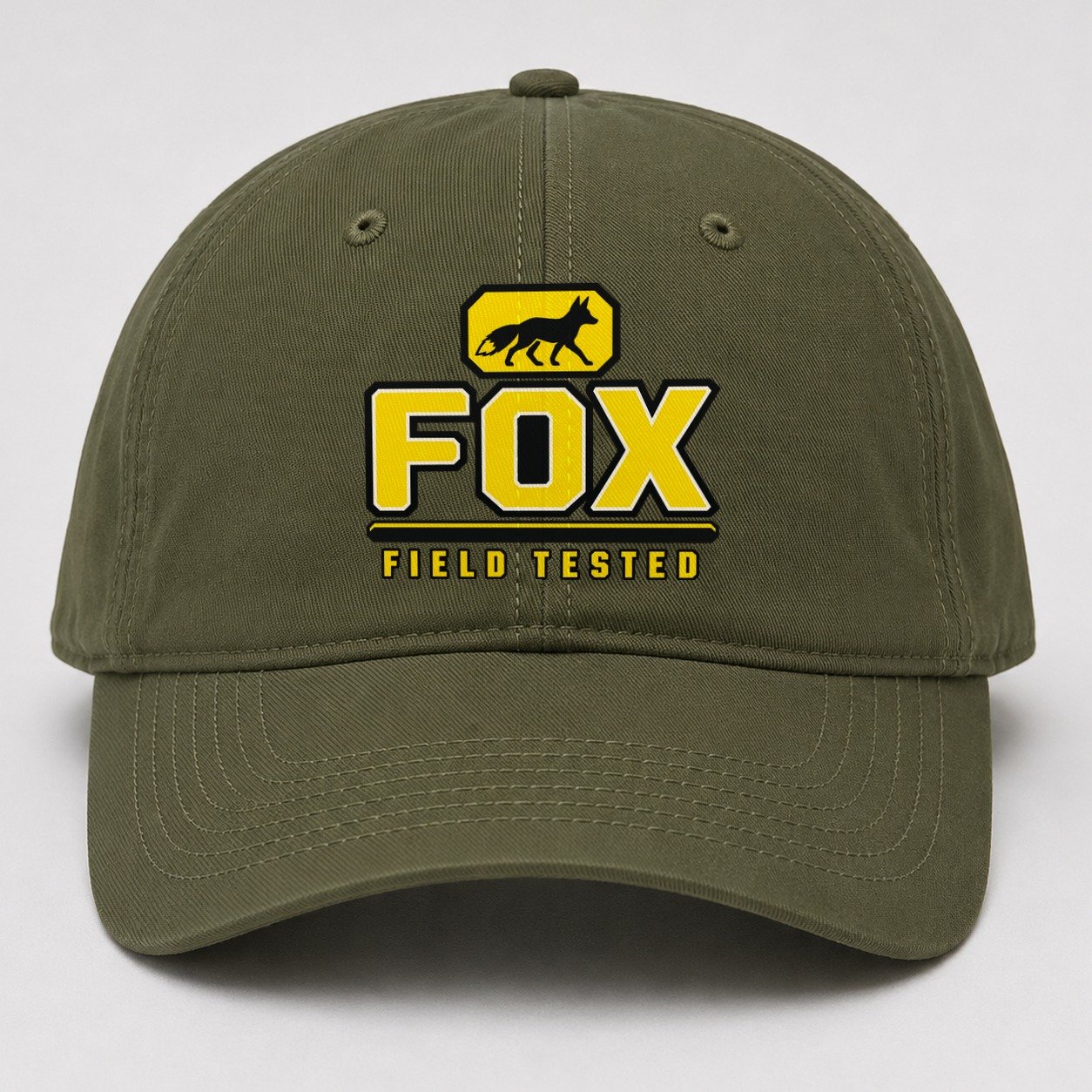 Fox Field Tested Heavy Duty Baseball Cap – Army Green