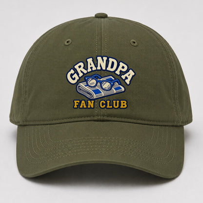 Grandpa Fan Club Baseball Cap – Army Green