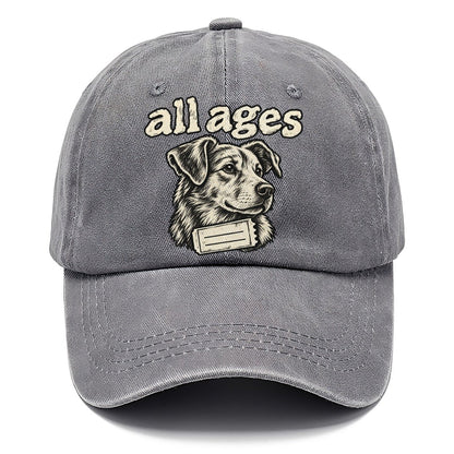 A Dog Head In Three Quarter View Above A Torn Ticket Stub Bark For Me Classic Cap – Urban Haze