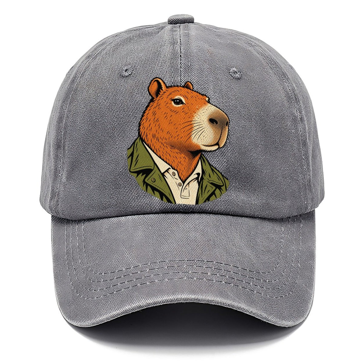 Capybara in Green Jacket Classic Cap – Urban Haze