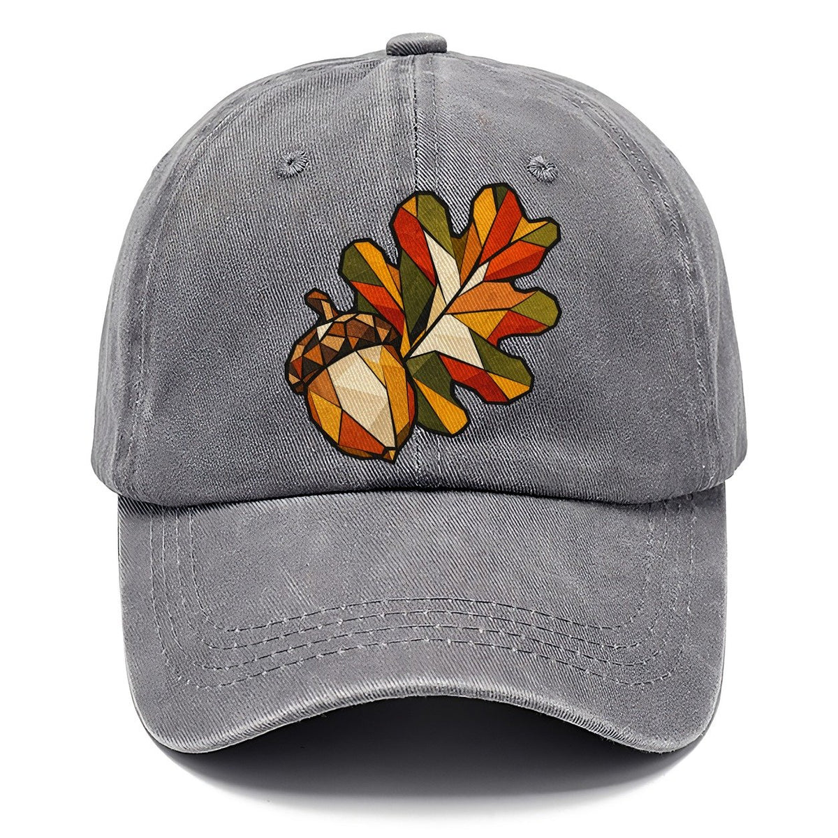 Oak Leaf And Acorn Wildwood Mosaic Classic Cap – Urban Haze