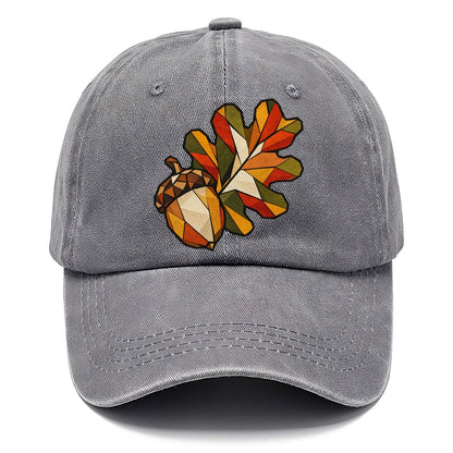 Oak Leaf And Acorn Wildwood Mosaic Classic Cap – Urban Haze