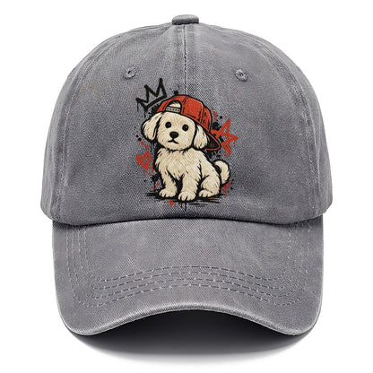 Graffiti Puppy Red Classic Cap – Urban Haze