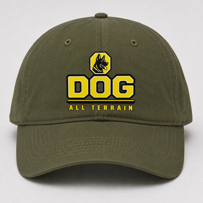 Dog All Terrain Heavy Duty Baseball Cap – Army Green