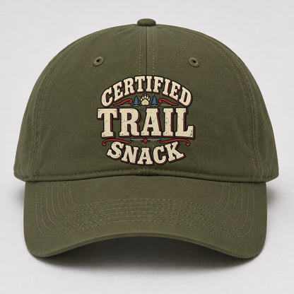 Certified Trail Snack American Wit Baseball Cap – Army Green