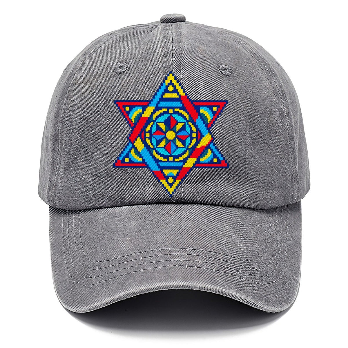 Pixel Art Star of David Classic Cap – Urban Haze