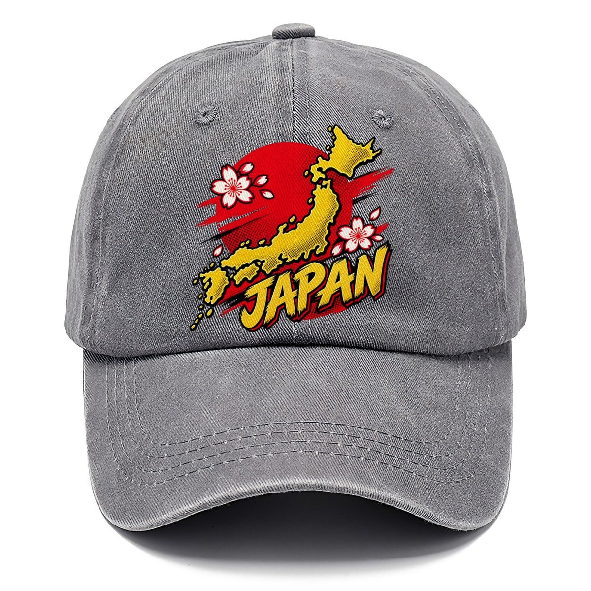 Japan Map Cherry Blossom Sun Classic Cap – Urban Haze