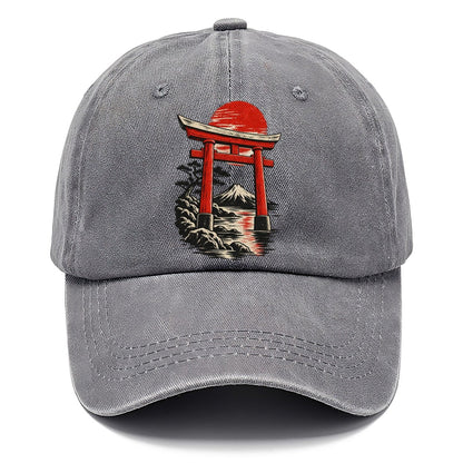 Torii Gate Mount Fuji Sunset Classic Cap – Urban Haze
