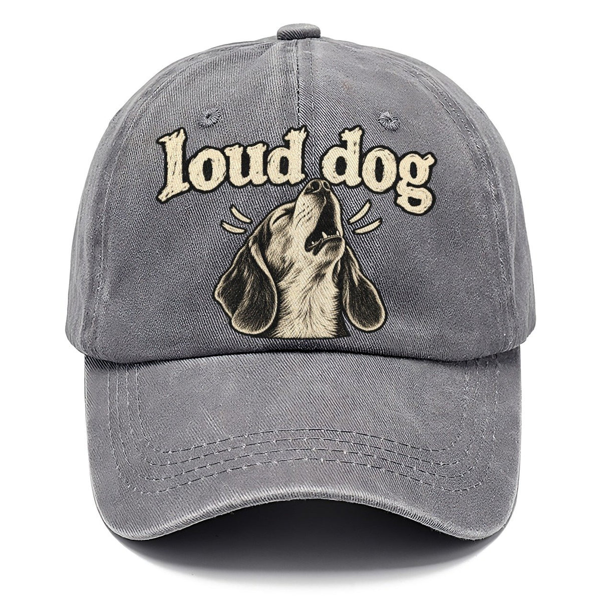 A Howling Beagle Head Tipped Back Bark For Me Classic Cap – Urban Haze