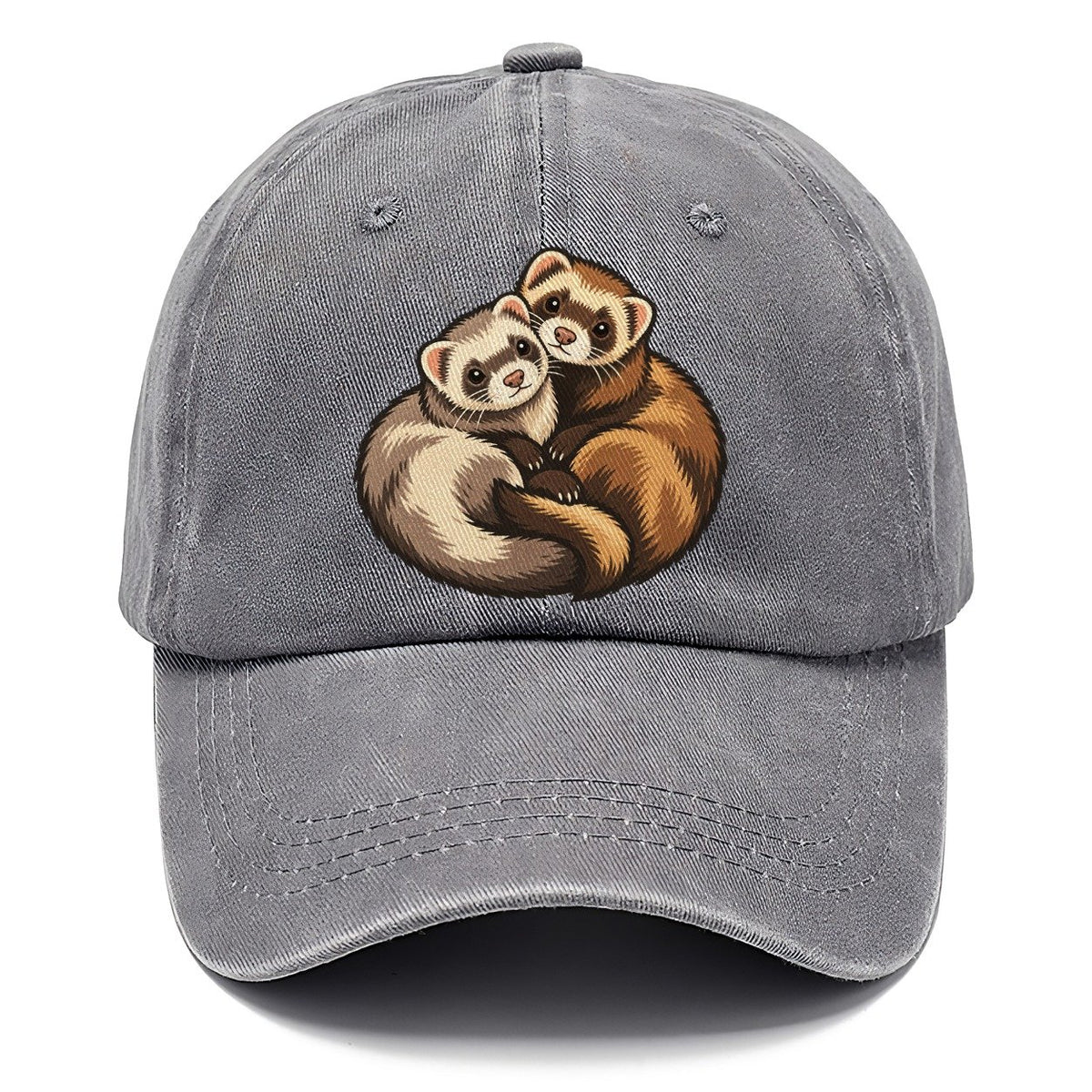 Ferret Pair Curl Small Pet Logos Classic Cap – Urban Haze