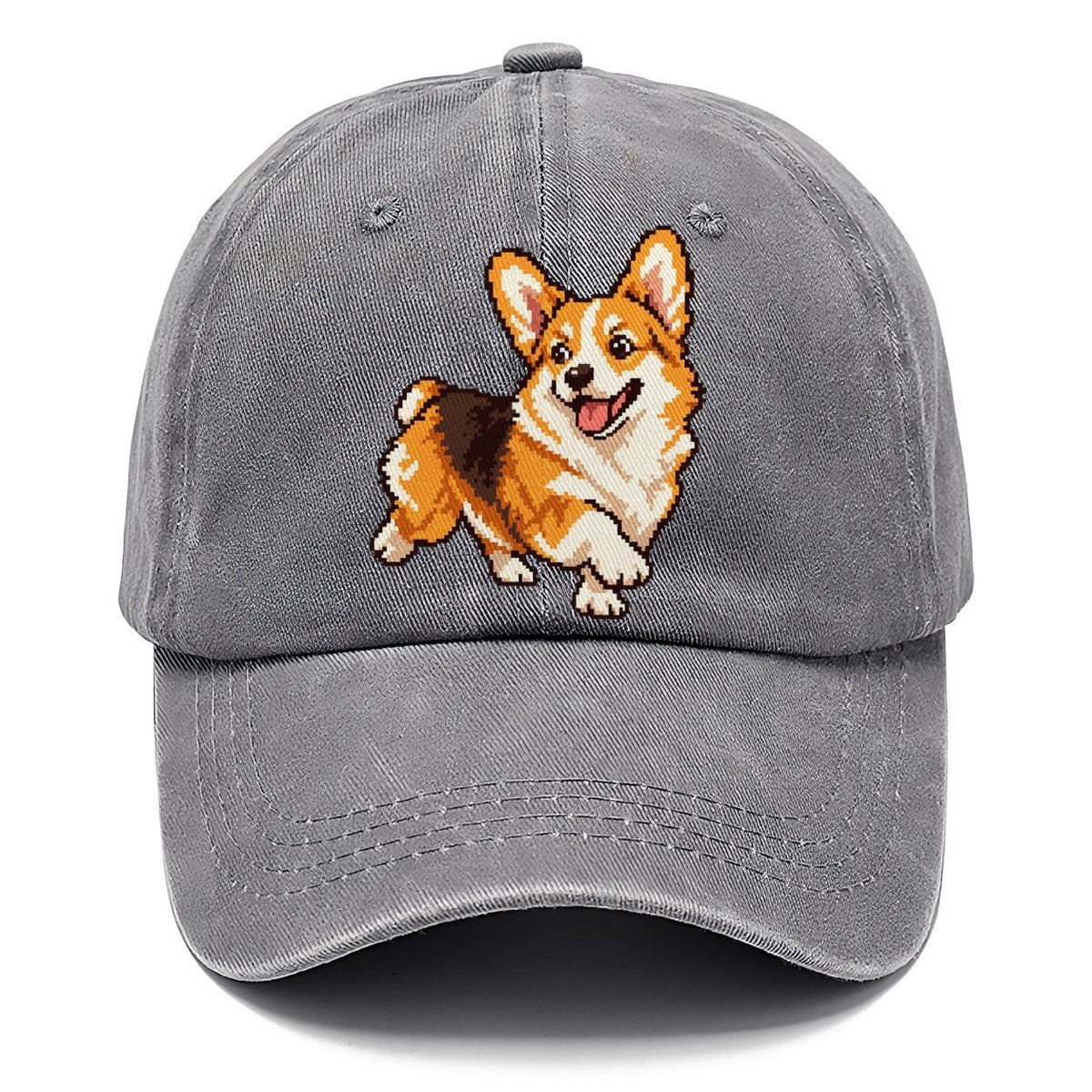 Pixel Art Corgi Classic Cap – Urban Haze