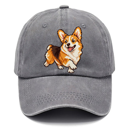 Pixel Art Corgi Classic Cap – Urban Haze