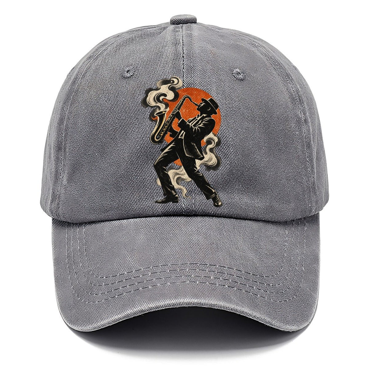 Saxophone Player in Red Moonlight Classic Cap – Urban Haze
