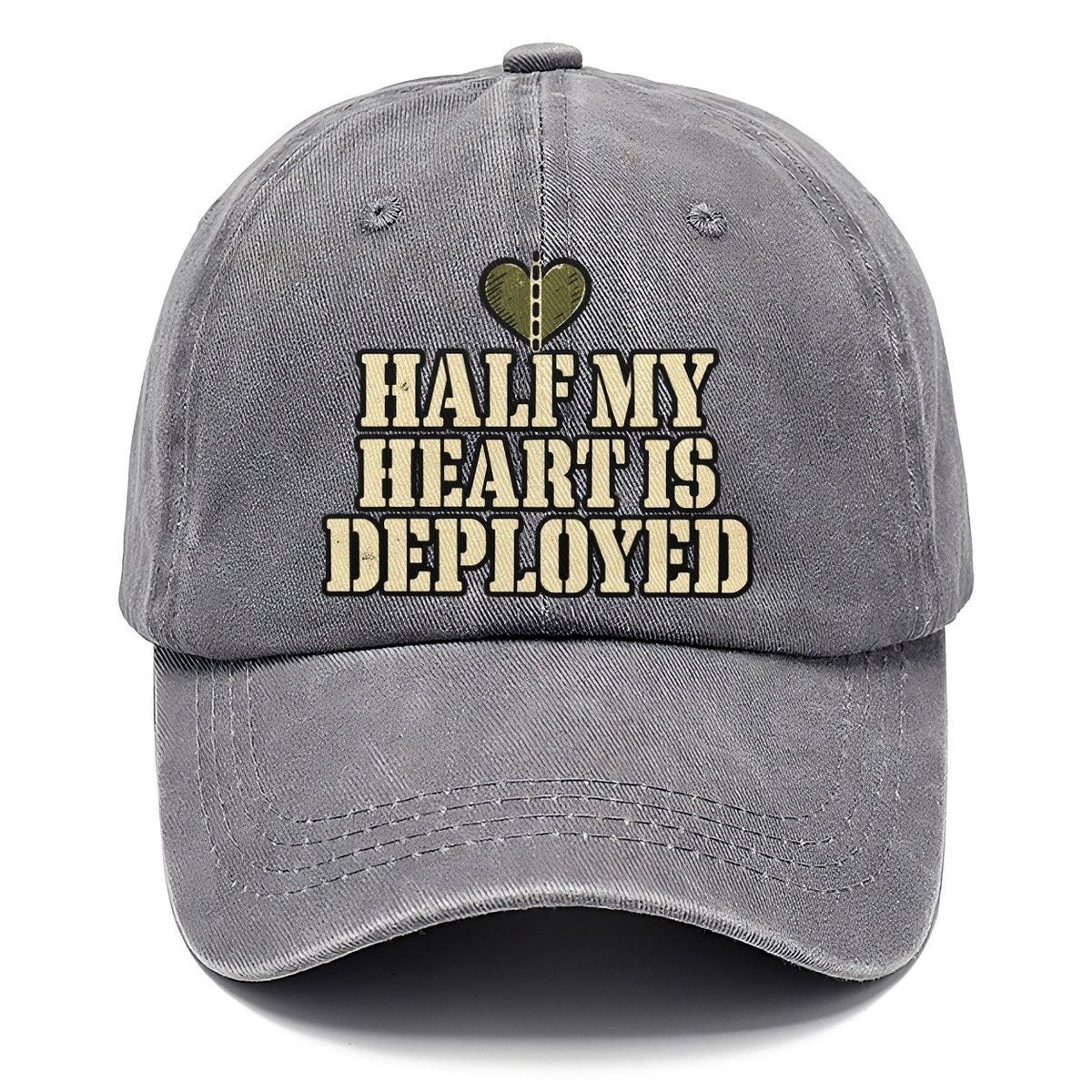 Half My Heart Is Deployed Barracks Wit Classic Cap – Urban Haze