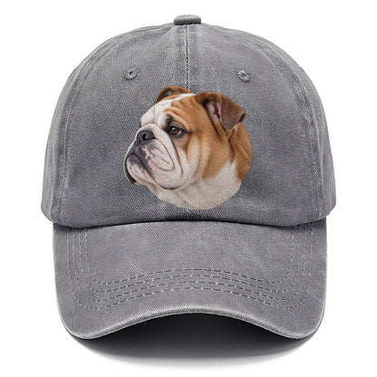 Bulldog Serious Side Profile Character Club Classic Cap – Urban Haze