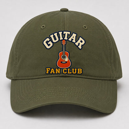 Guitar Fan Club Baseball Cap – Army Green