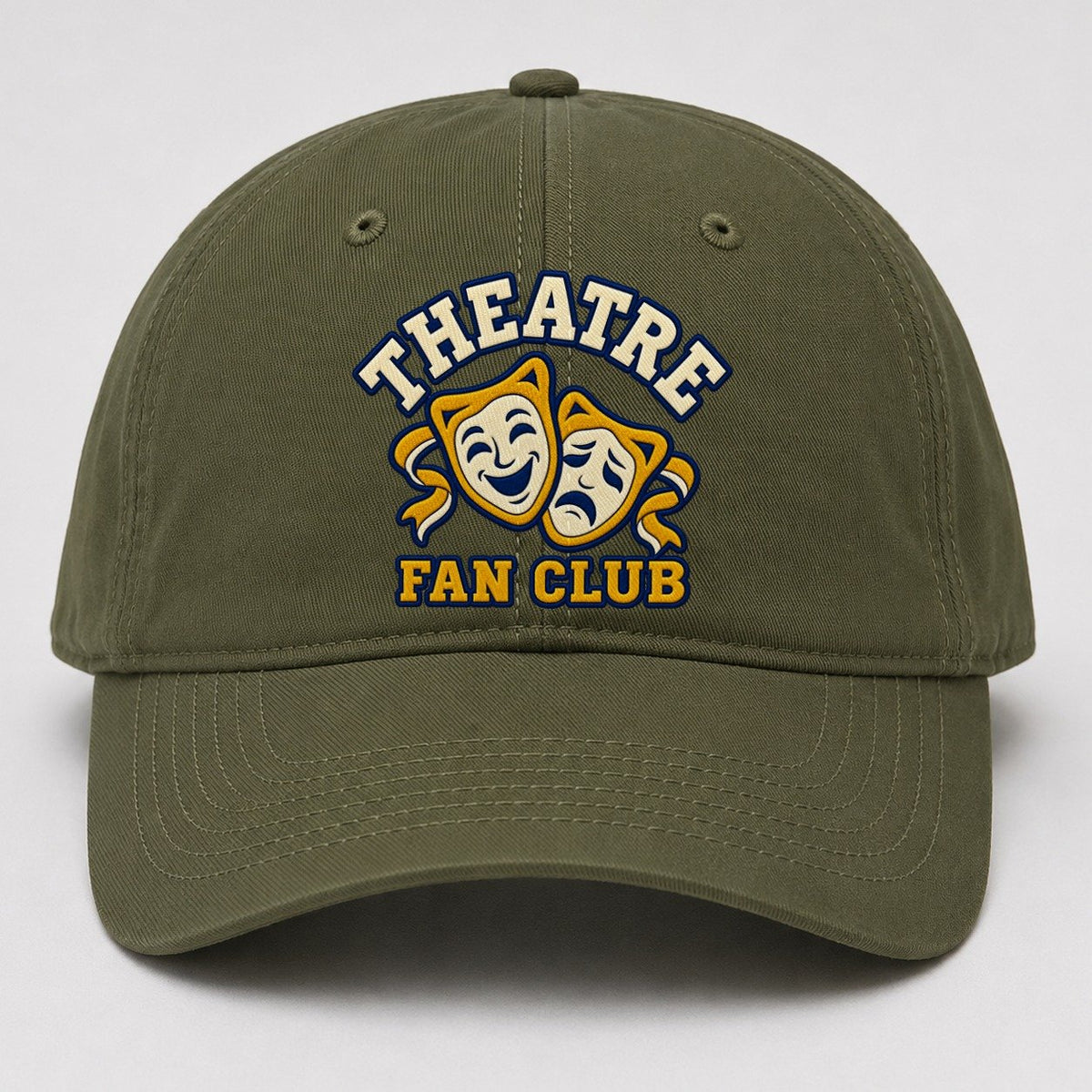 Theatre Fan Club Baseball Cap – Army Green