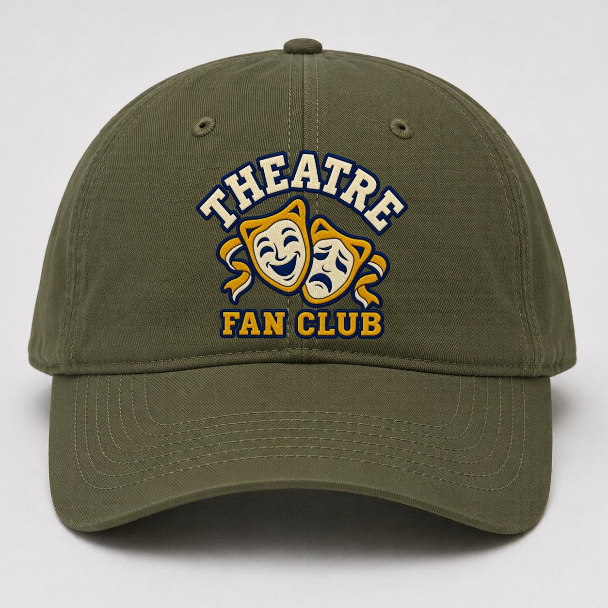 Theatre Fan Club Baseball Cap – Army Green