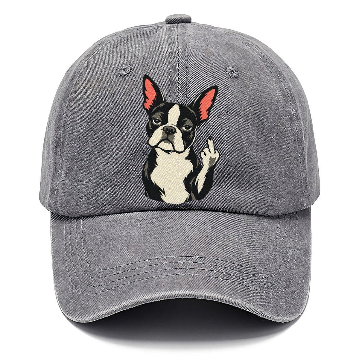 Boston Terrier Middle Finger Classic Cap – Urban Haze