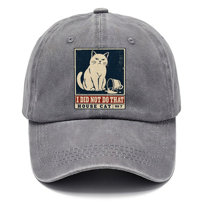 I Did Not Do That Neko Says No Classic Cap – Urban Haze