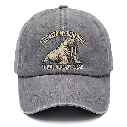 Walrus Clear Schedule No Worm Club Classic Cap – Urban Haze