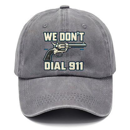 Technical Grid We Don't Dial 911 Classic Cap – Urban Haze