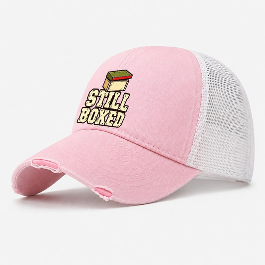 Still Boxed Model Railways Washed Trucker Hat – Light Pink